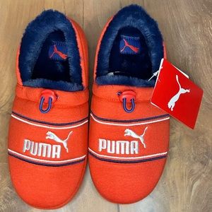 Puma Little Boy's Faux Fur Lined Junior Tuff Slip on Shoes